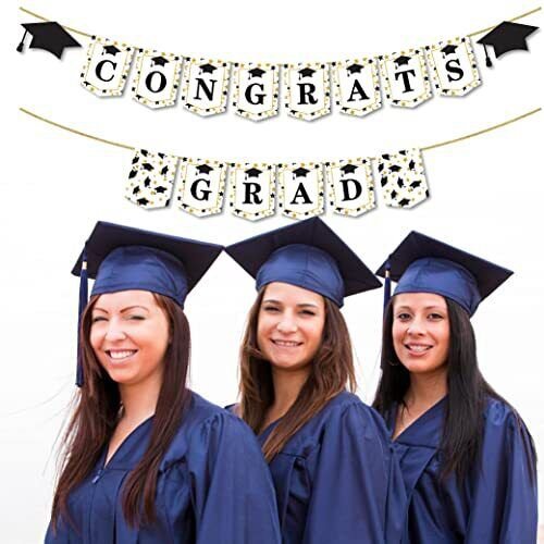 KatchOn, Congrats Grad Banner 2023 - No DIY, 2 Strings | Graduation ...