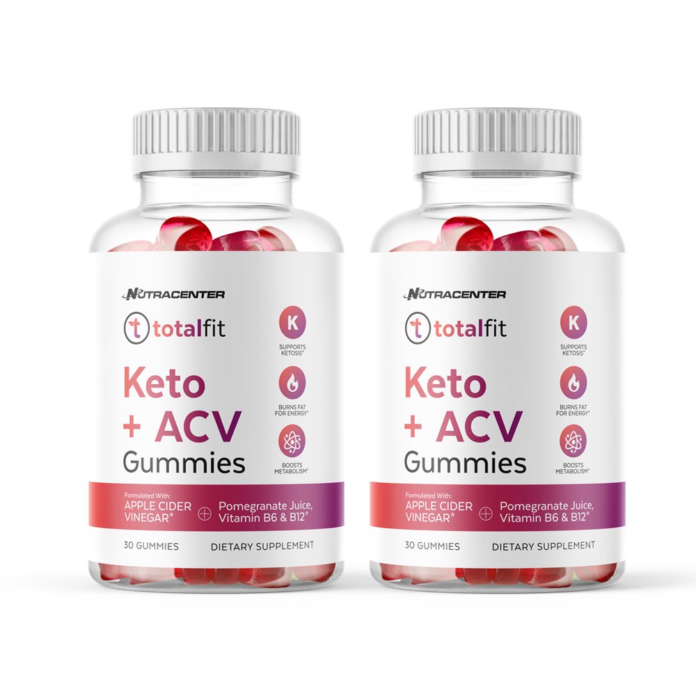 2 Pack Totalfit Keto And Acv Advanced Weight Loss Gummies To Lose Belly Fat