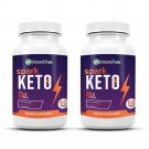2 Pack Official Spark Keto Pills, BHB Ketones, K3 Mineral Supplement