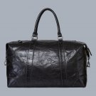 Handcrafted Full Grain Leather Duffle Bag | Black Travel Weekender Carry On Handcrafted Full Grain Leather Duffle Bag | Black Travel Weekender Carry On