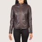 Handmade Genuine Women Leather Moto Biker Jacket | Minimalist Cafe Racer Outerwear | Gift For Her