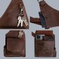 Handmade Leather Shoulder Holster Bag | Crossbody Festival Harness Vest | Travel Chest Bag