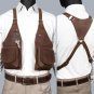Handmade Leather Shoulder Holster Bag | Crossbody Festival Harness Vest | Travel Chest Bag