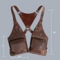 Handmade Leather Shoulder Holster Bag | Crossbody Festival Harness Vest | Travel Chest Bag