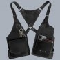 Handmade Leather Shoulder Holster Bag | Crossbody Festival Harness Vest | Travel Chest Bag