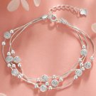 Stars Half Bangle Simple Ins Double Layer Hand Bead Chain Jewelry For Women Charm Bracelet 3