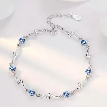 Stars Half Bangle Simple Ins Double Layer Hand Bead Chain Jewelry For Women Charm Bracelet 1