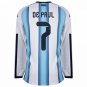 Argentina Home Long Sleeve De Paul 7  2026-2027