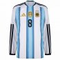 Argentina Home Long Sleeve E.Fernandez 8  2026-2027