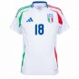 Italy Away Barella 18  2024-2025