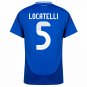 Italy Home Locatelli 5  2024-2025