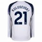 Tottenham Home Long Sleeves Kulusevski 21  2025-2026 (Premier League)