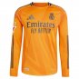 4 Sergio Ramos Real Madrid 2024 25 Away Long Sleeve Player  &acirc;�� Orange