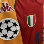 2001 2002 AS Roma UCL home Retro Soccer Long Sleeve  #10 TOTTI