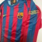 2006 Final Barcelona Home Retro  Ronaldinho #10 Long Sleeve Vintage Icon