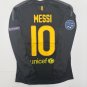 2011 12 Black Barcelona Away Retro  Messi #10 Long Sleeve Vintage Iconic