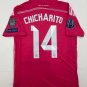 2014 15 Real Madrid Retro Away Pink  Chicharito #14 Vintage Iconic Pink