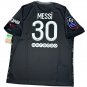 2021 22 PSG Third #30 Messi Soccer League-1 version 3rd Black Kit