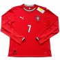 2025 Portugal Home  #7 Ronaldo Puma Long Sleeve Nations League CR7