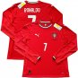 2025 Portugal Home  #7 Ronaldo Puma Long Sleeve Nations League CR7