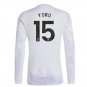 2025-2026 Man Utd Long Sleeve Away  Yoro 15