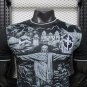 2026 Brazil Jesus Christ The Redeemer Black Gray Player Version Soccer