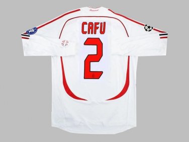 AC MILAN 2006 2007 CAFU 2 LONG SLEEVE AWAY