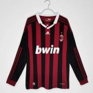 AC MILAN 2009 – 2010 HOME LONG SLEEVE RETRO FOOTBALL