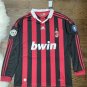 AC Milan 2009 10 Retro RONALDINHO # 80 Soccer Home  - Men