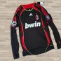 AC Milan Paolo Maldini Retro  2006 2007 Champions League #3 Long Sleeve