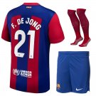Barca Kids Kit 2023 2024 Home De Jong Barca Kids Kit 2023 2024 Home De Jong
