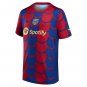 Barcelona Youth 2023 24 Drac Pack Academy Pro Pre-Match Top - Royal