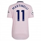 Gabriel Martinelli 11 Arsenal Away third Soccer Football 22 23 Adults Pink Kit Gabriel Martinelli 11 Arsenal Away third Soccer Football 22 23 Adults Pink Kit