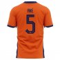 Nathan Ak&Atilde;&copy; 5 Netherlands National Team 2024 Home Kits AOP T- - Orange