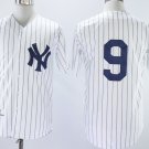 New York Yankees #9 Roger Maris Throwback 1961 White New York Yankees #9 Roger Maris Throwback 1961 White