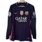 Neymar JR Barcelona 2016 17 Away Purple Long Sleeve Soccer