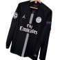 Neymar JR PSG 2018 19 Black  Long Sleeve Jordan Brand Football