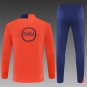 Player Version 2025 26 Barcelona Tracksuits Orange Thailand Soccer Uniform
