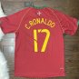 Portugal 2006 Retro RONALDO #17 World Cup Soccer  -  Men Vintage