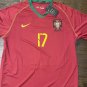 Portugal 2006 Retro RONALDO #17 World Cup Soccer  -  Men Vintage