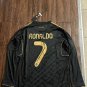 Real Madrid Ronaldo #7 2011 2012 Away Kit  Ronaldo Long Sleeve