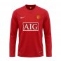Retro Soccer  ROONEY #10 Manchester United Home Long Sleeve 2007 08