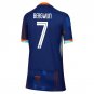 Steven Bergwijn 7 Netherlands National Team 2024 25 Away YOUTH  - Navy