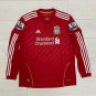 Steven Gerrard Liverpool 2010-2011 Home Long Sleeve Red Retro Soccer