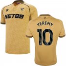 YEREMY #10  Crystal Palace FC Third  2025 26 Mens