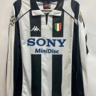 Zinedine Zidane #21 Juventus 97 98 Home Premium Retro  Long Sleeves