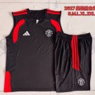 Man u 26-27 black with red vest S-XXL