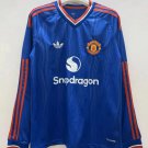 Man u 26-27 blue away long sleeve S-4XL