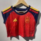 Spain 26 home Women' s crop top S-XXL