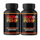 2 Pack Iron Pump Capsules, Iron Pump For Male Health Supplement - 120 Capsules
